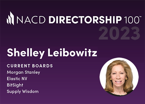 shelley leibowitz nacd directorship 100 2023